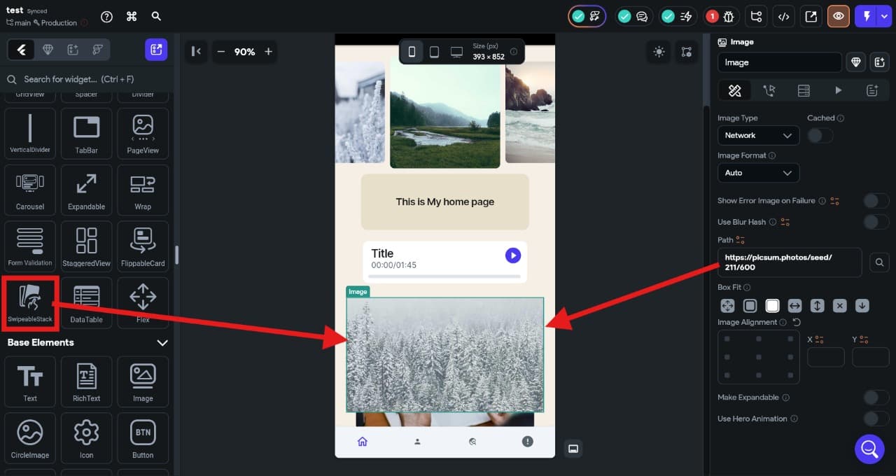 Image Player Example