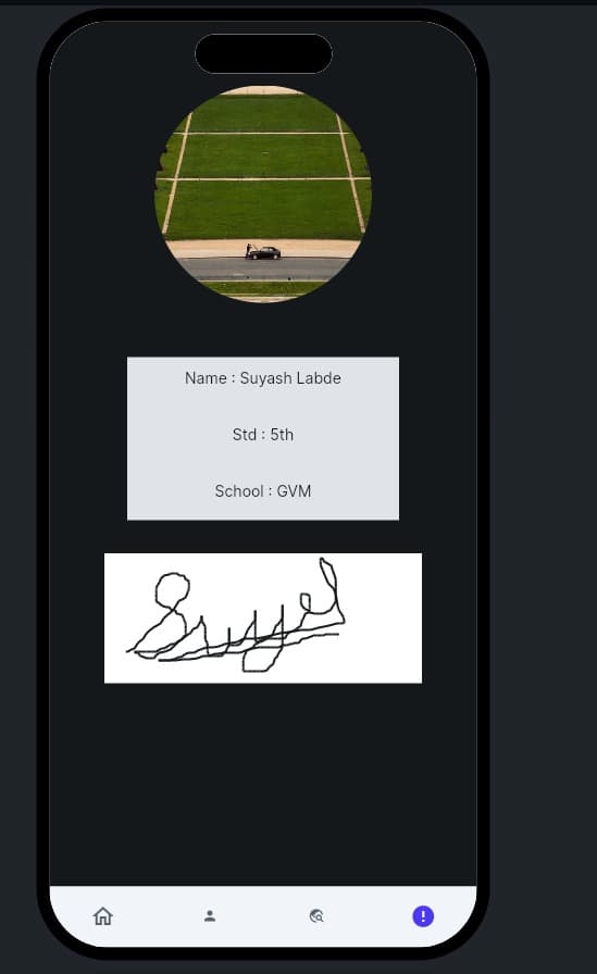 Profile Page Example